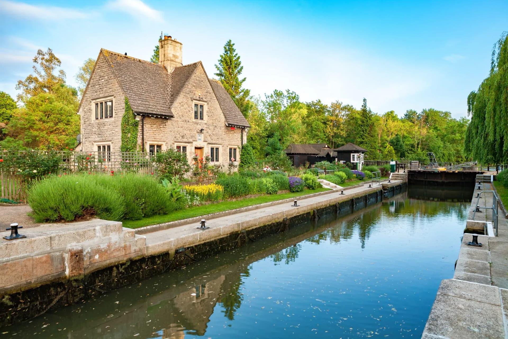 Iffley Lock. Oxford,  England