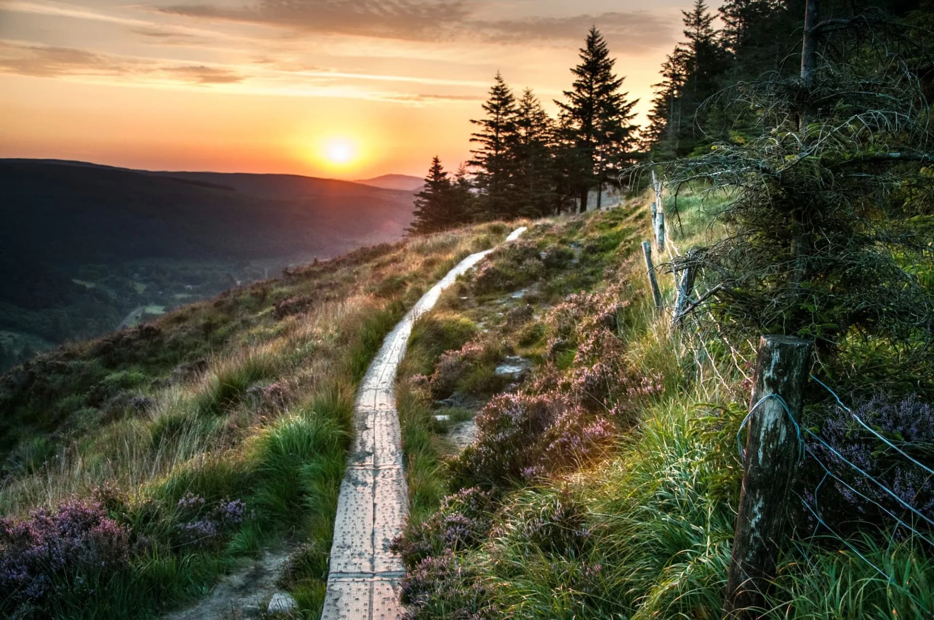 Sunrise in Glendalough