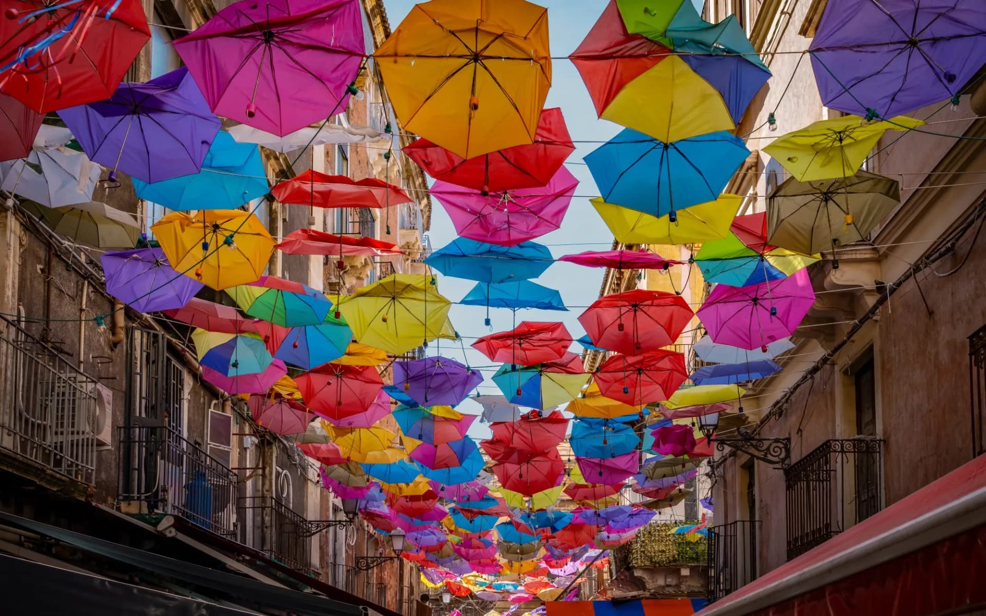 Sicily [Italy]-Catania-.Piazza Umbrella