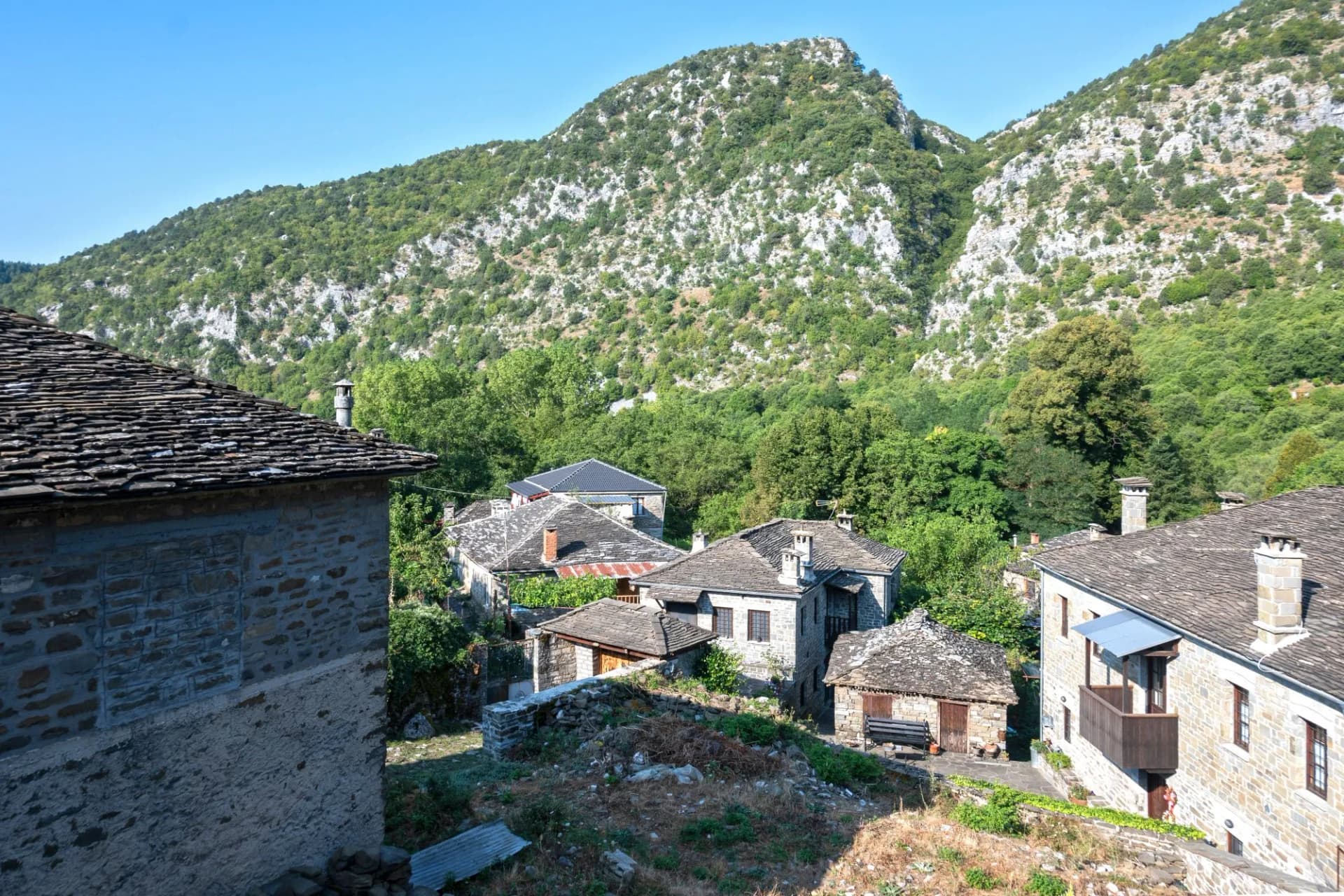 Village of Tsepelovo, Epirus, Greece