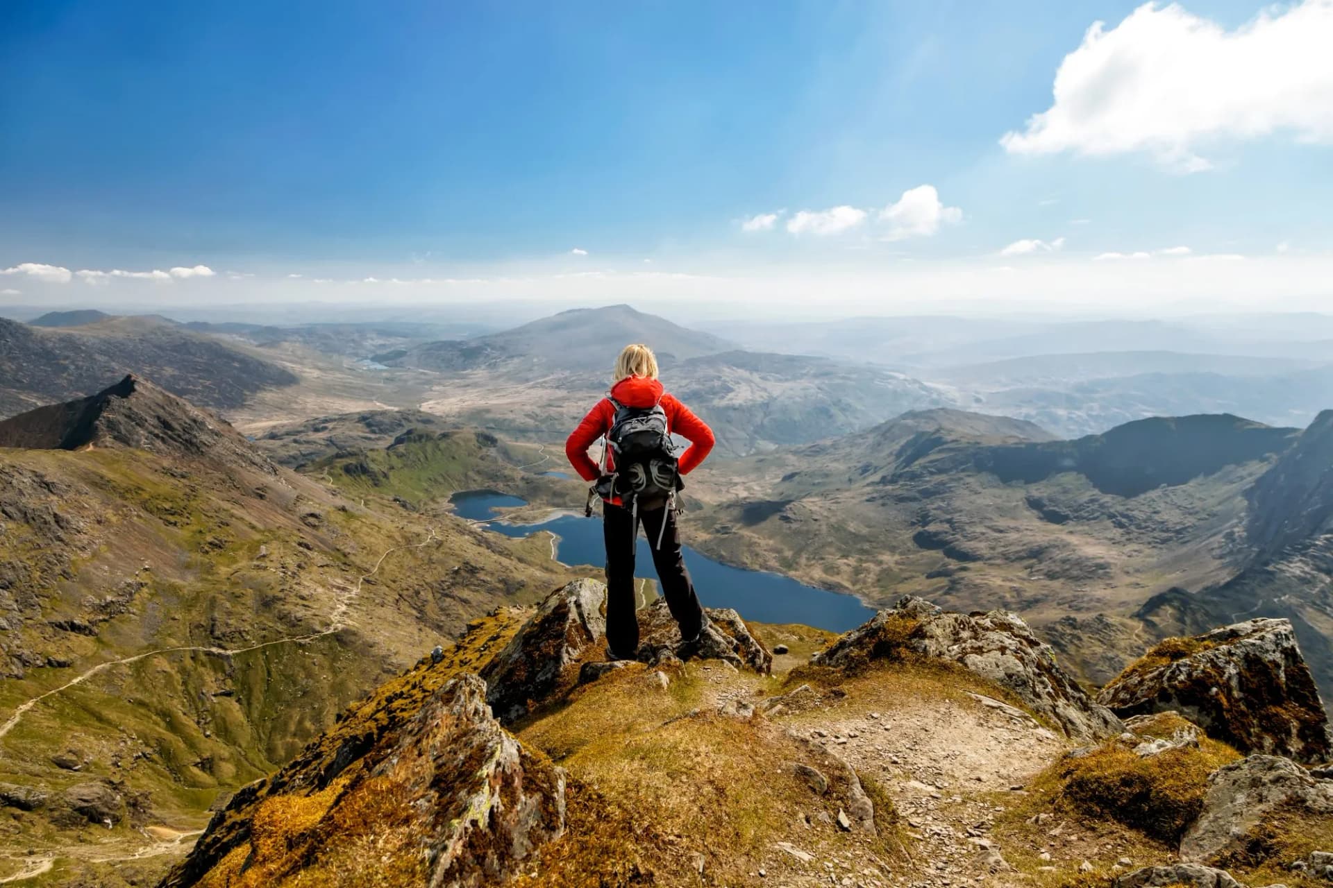 Snowdon hiker, Snowdonia