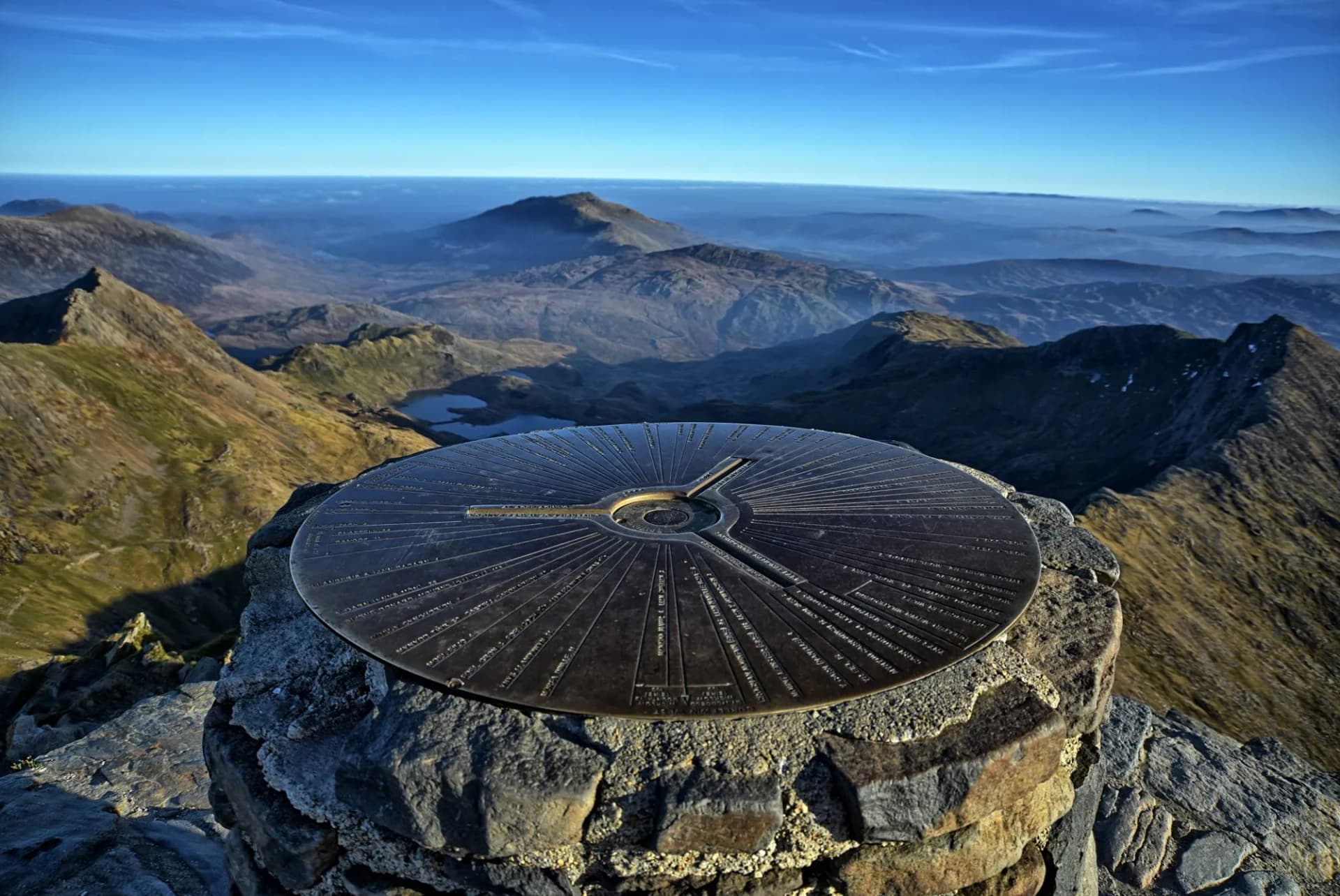 Snowdon summit, Snowdonia, Wales