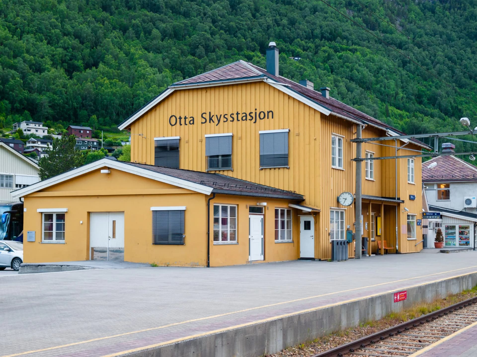 Railway station, Norway