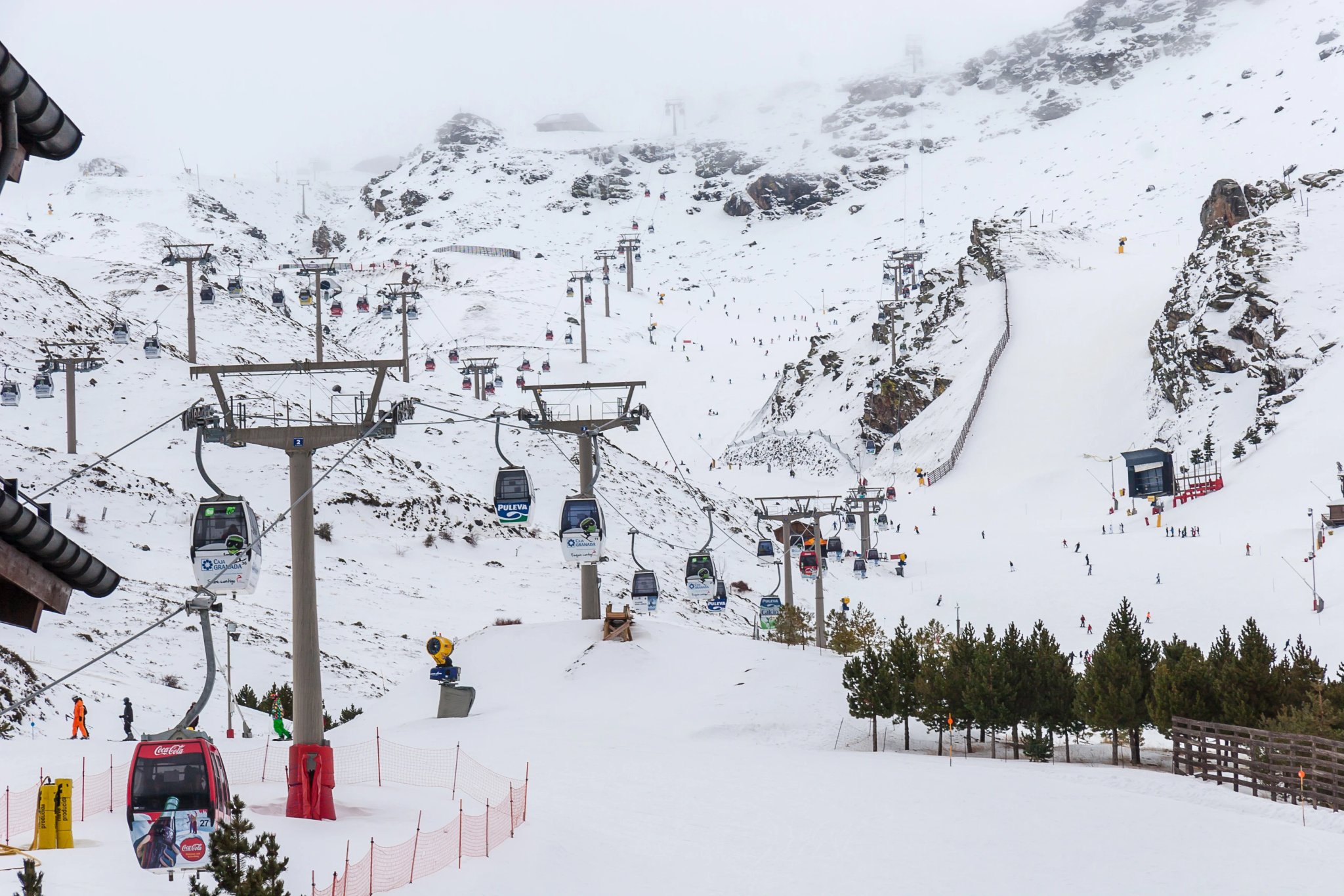 Sierra Nevada Spanien Skidort