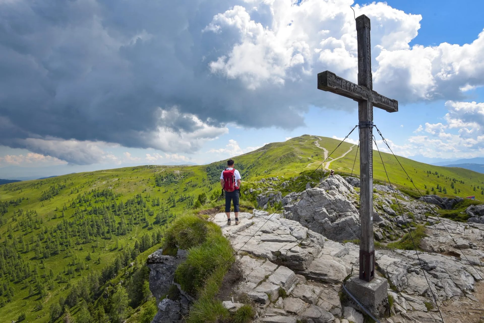 Wanderer in den Nockbergen / Kärnten