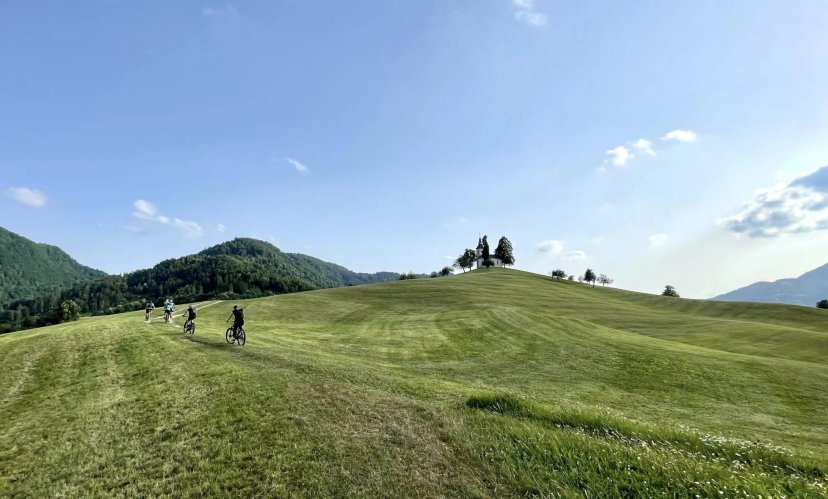 Ljubljana naar Bled via het Verborgen Heuvelpad