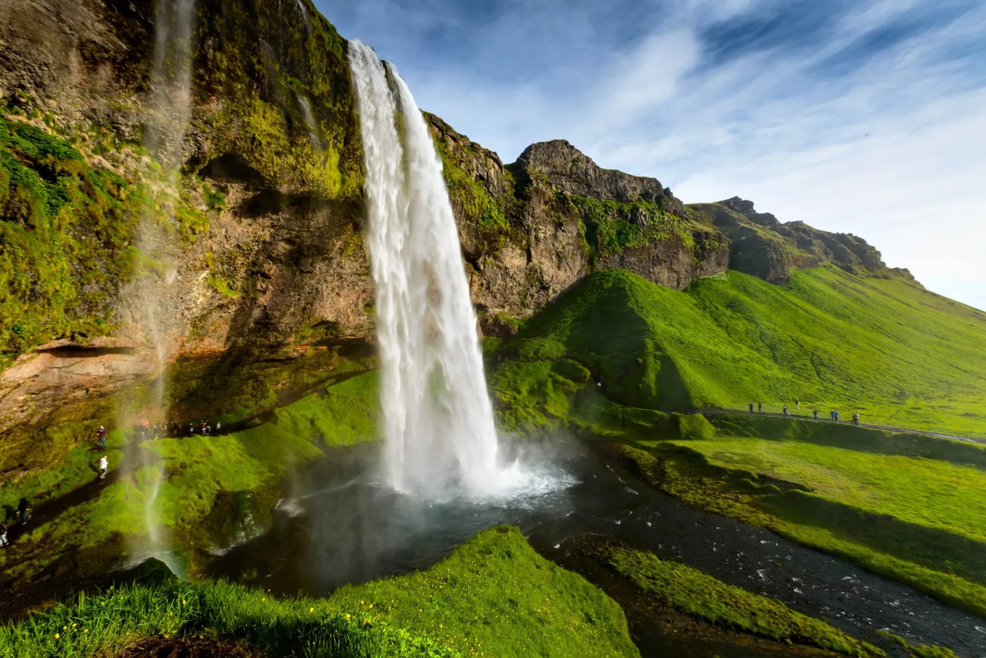 Seljalandsfoss one of the most famous Icelandic waterfall