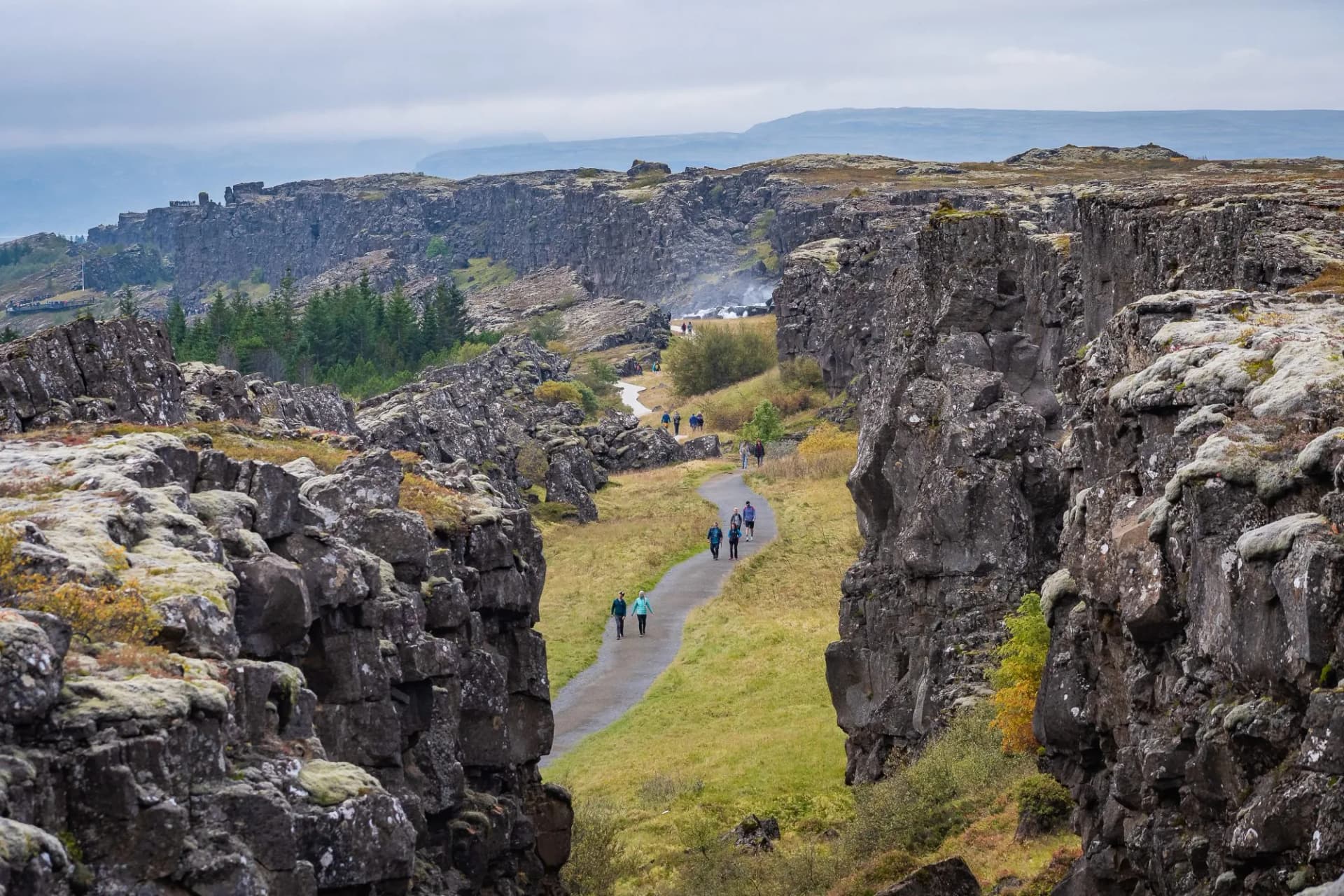 Landscape of Thingvellir National Park