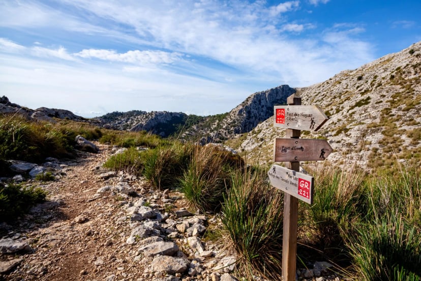 gr221 sign tramuntana