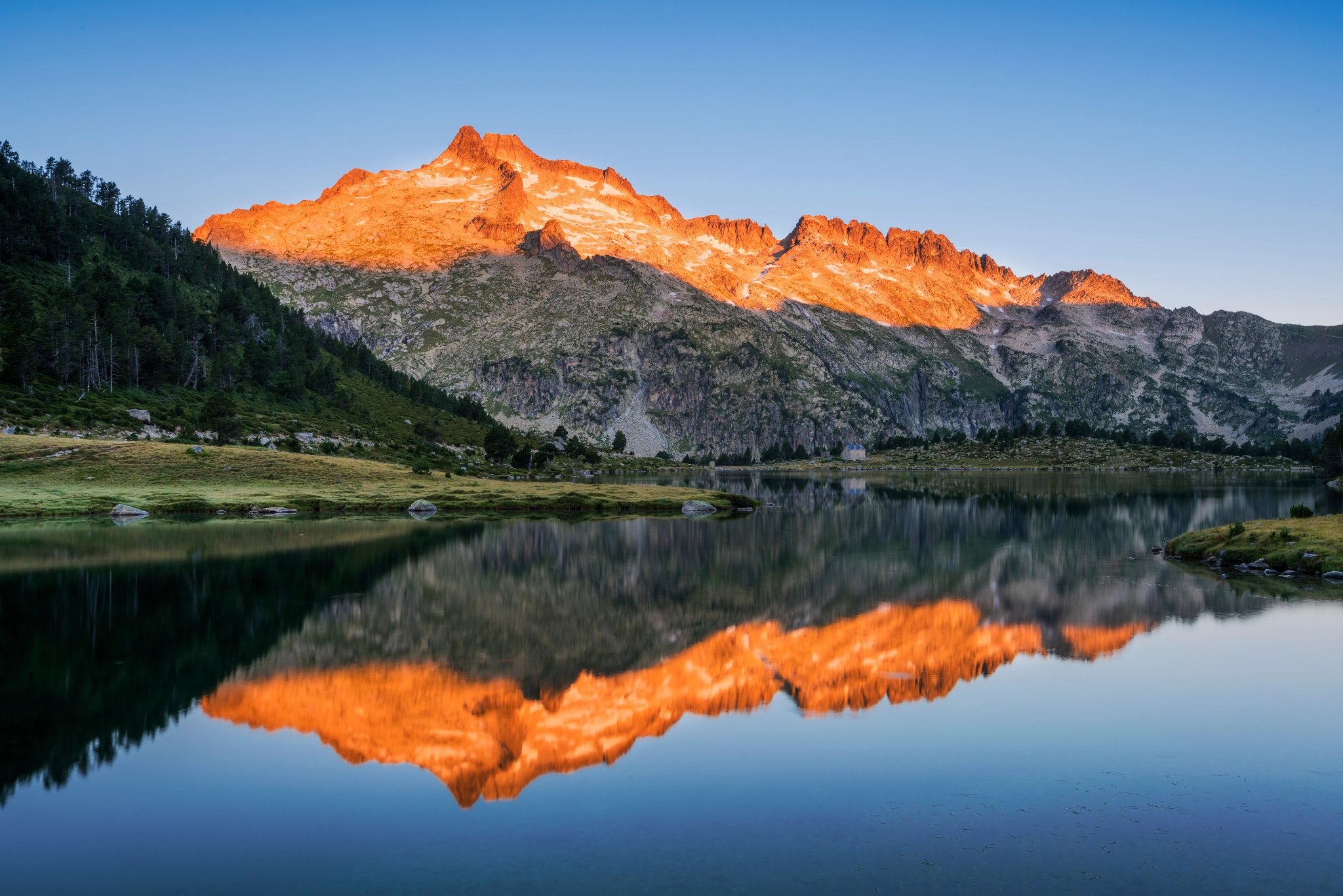 Zonsopgang bij het Néouvielle Natuurreservaat