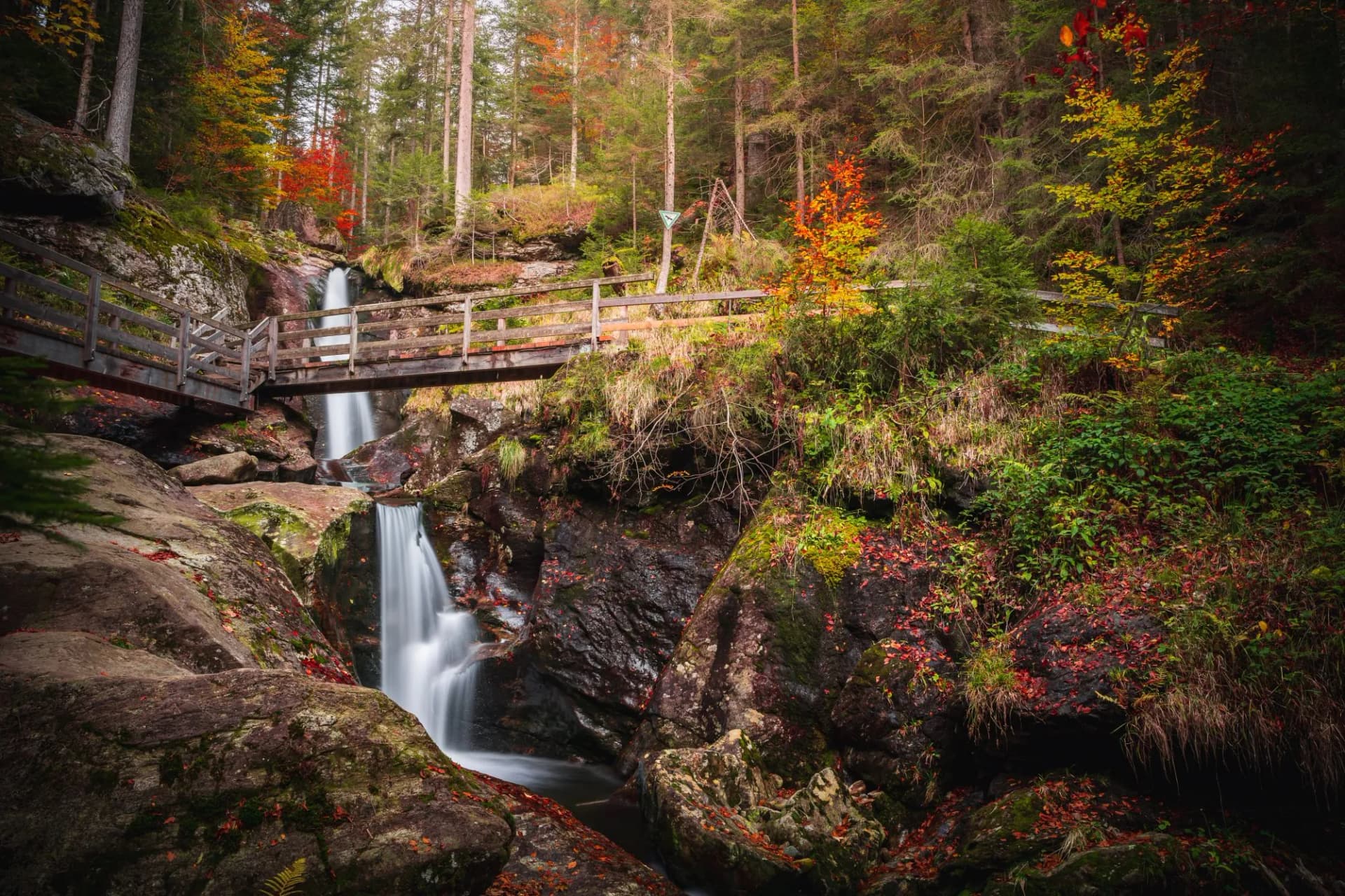 Hochfall Wasserfall Bodenmais Bayerischer Wald