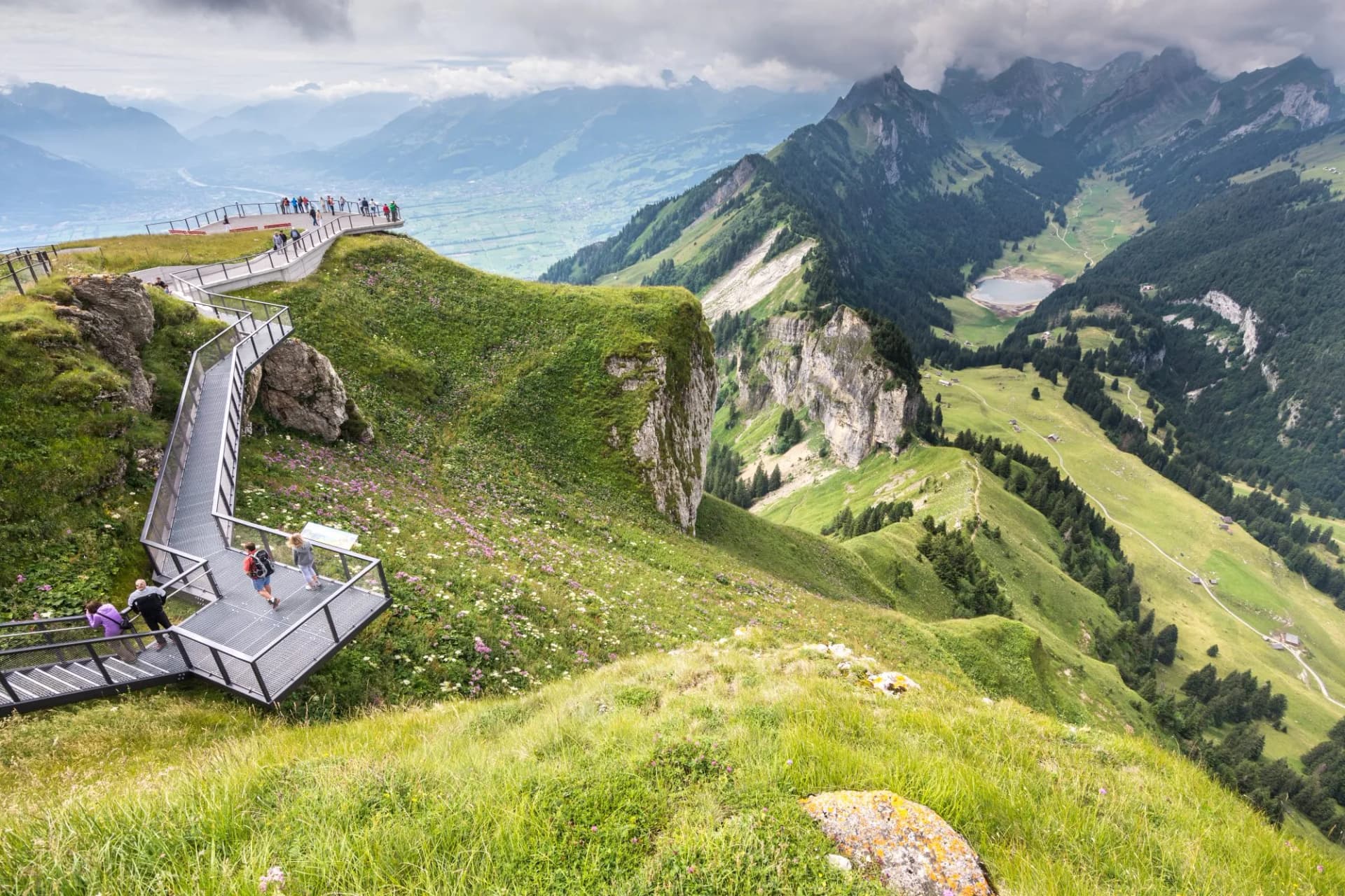 Aussicht vom Berg Hoher Kasten