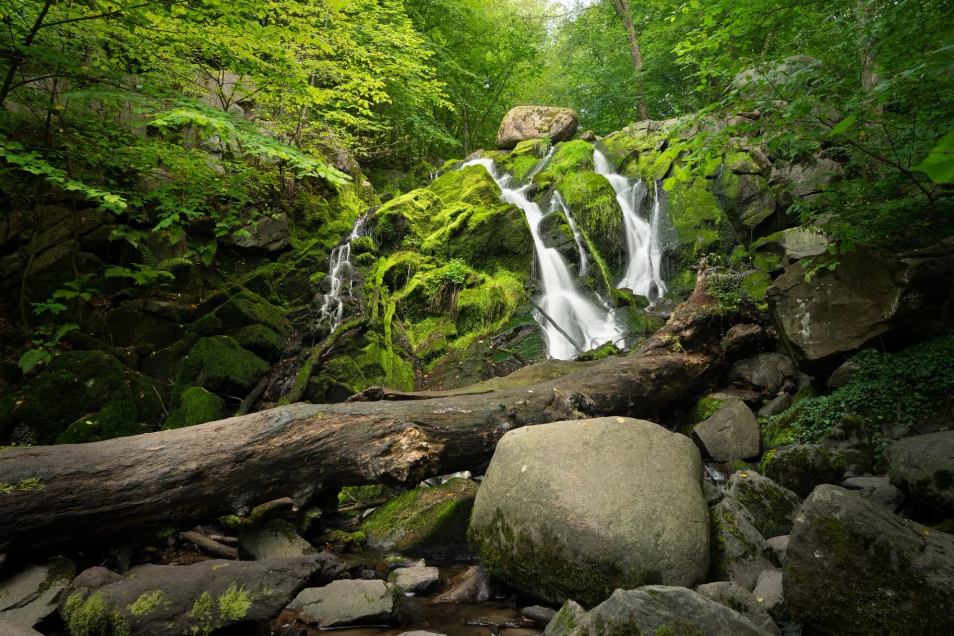 Døndalen Waterfall, Bornholm