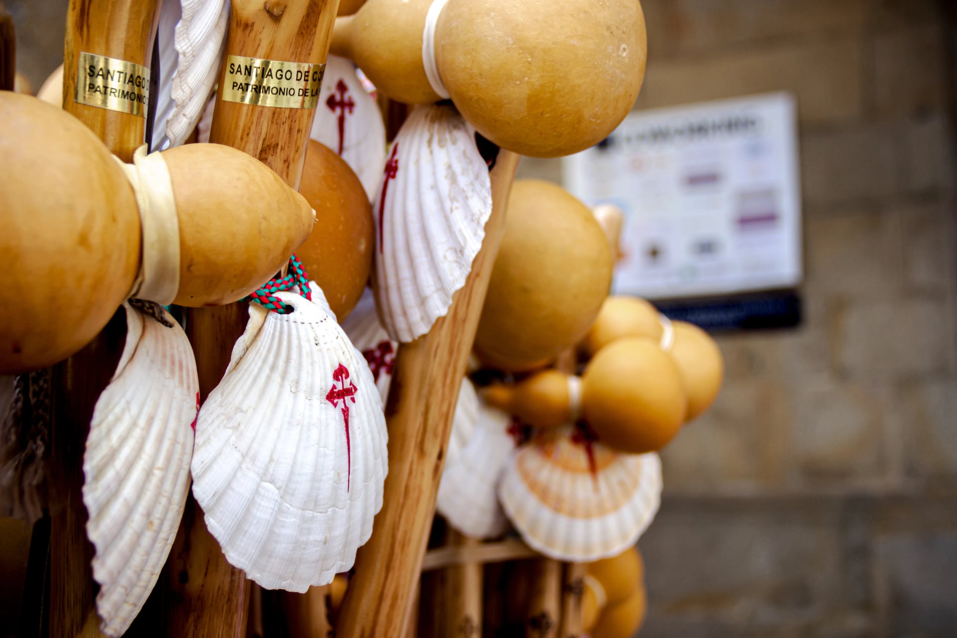 shell souvenir from the Camino de Santiago, Spain