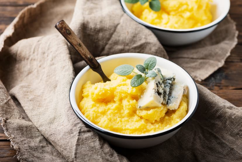 polenta with gorgonzola