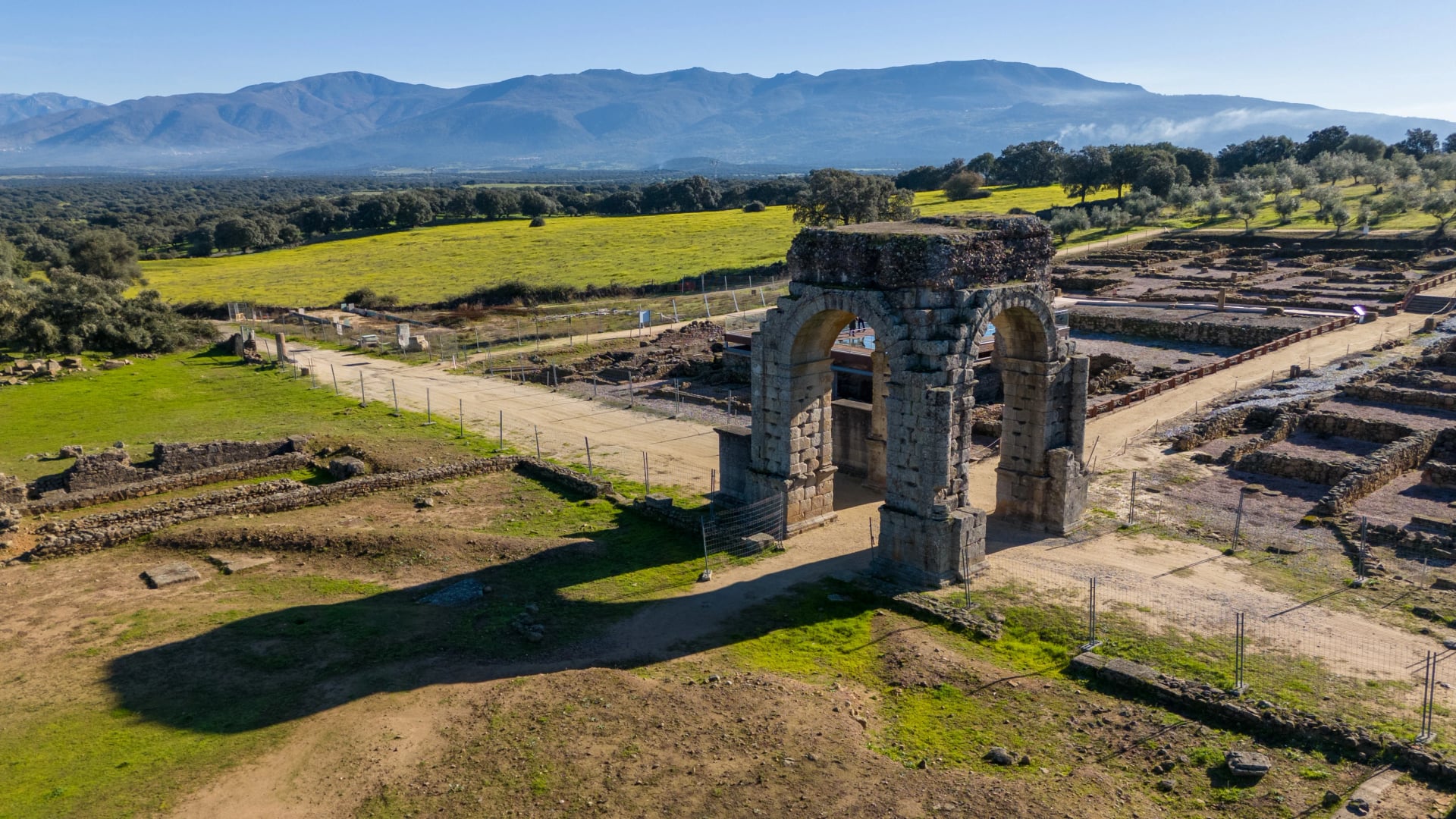 The Roman city of Caparra located in the province of Lusitania in modern day Extremadura, Spain