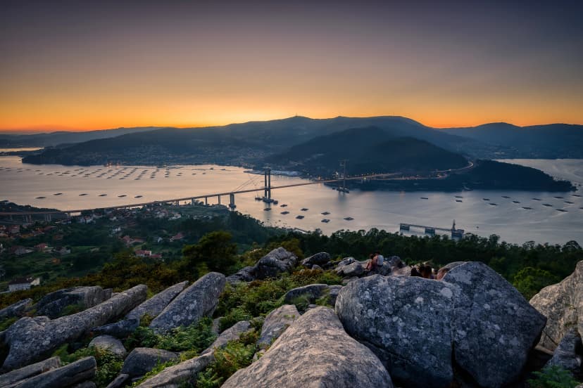Mirador de Redondela, ría de Vigo