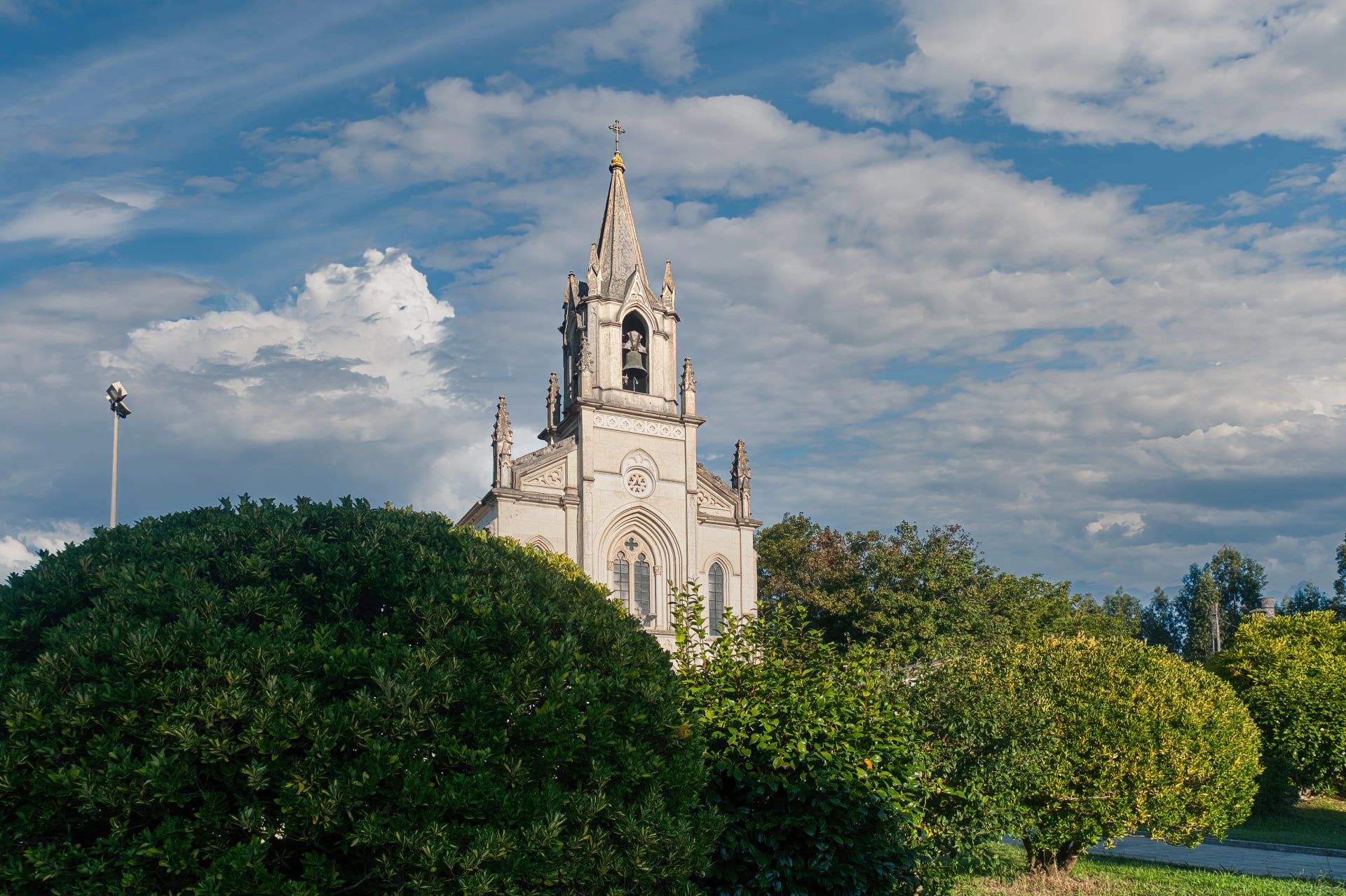 Church of San Jose de Limodre in Fene, La Coruña, Galicia, Spain