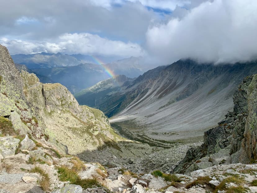 vue depuis la fenêtre d'arpette en suisse