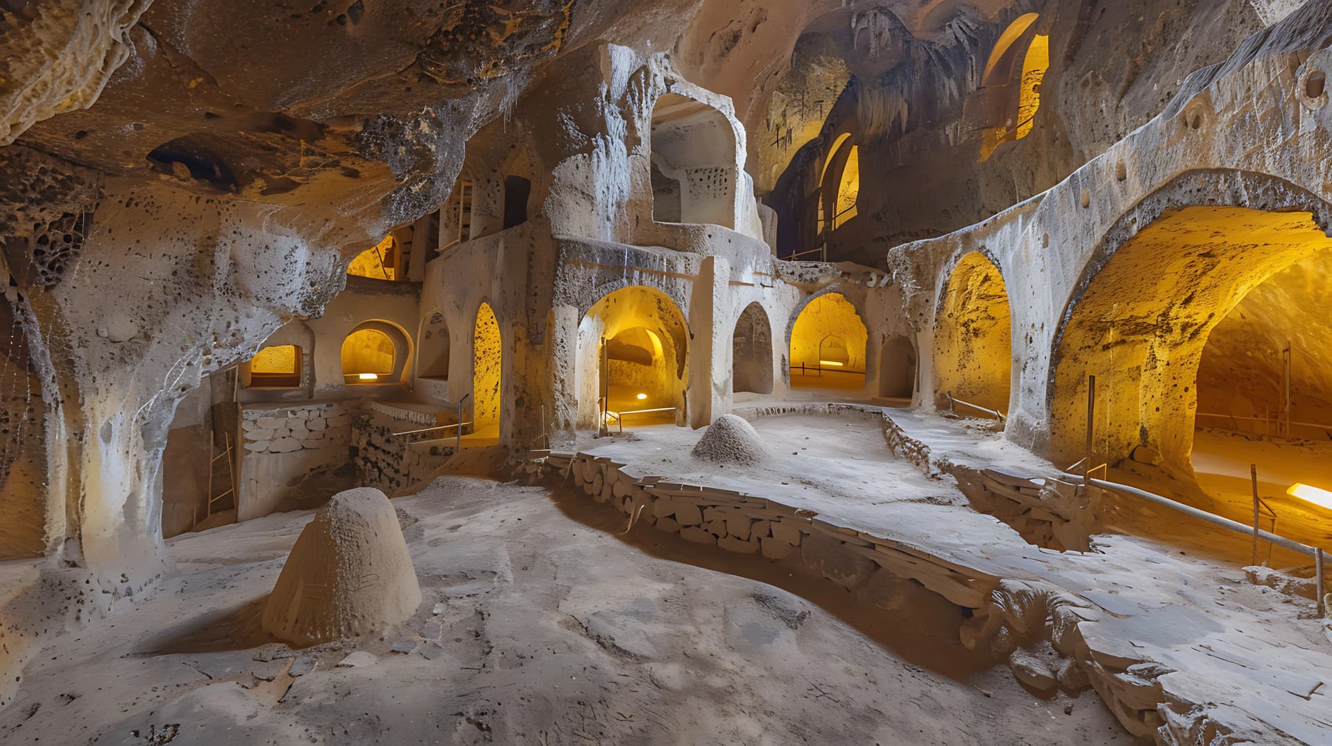 Georgian rock cave city Uplistsikhe in Georgia