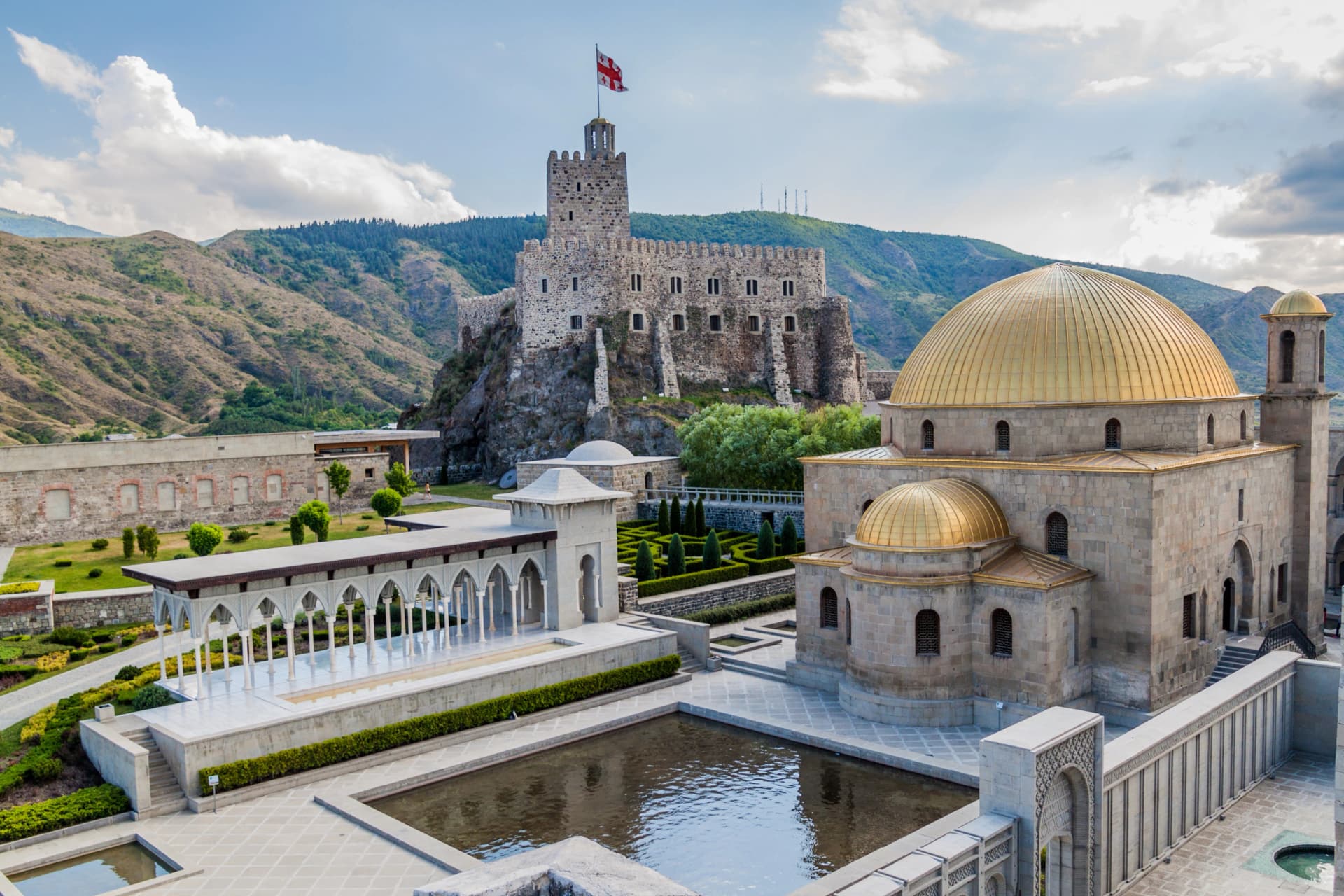 Ahmadiyya Mosque at Rabati Castle fortress in Akhaltsikhe town, Georgia