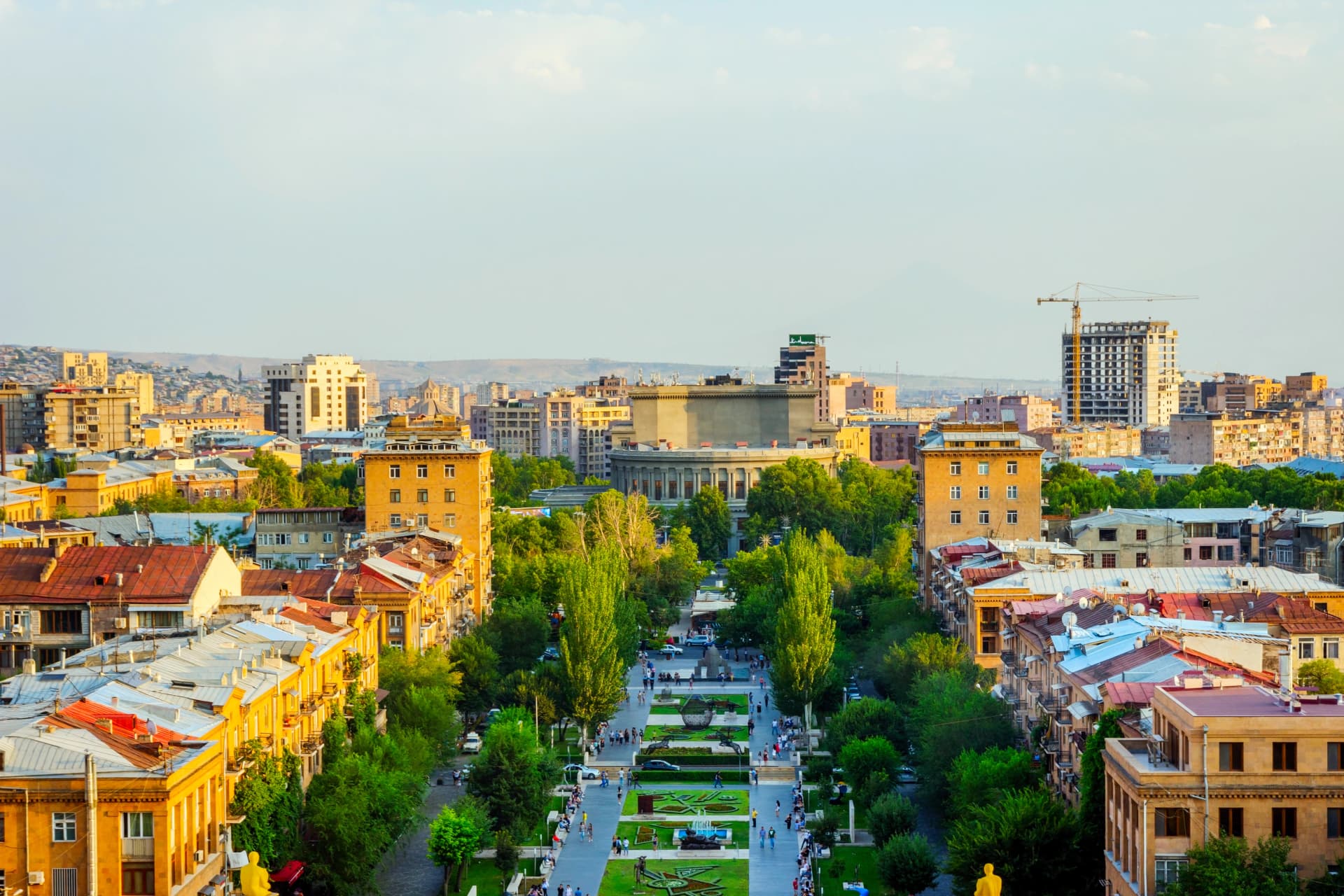 Yerevan skyline, Armenia