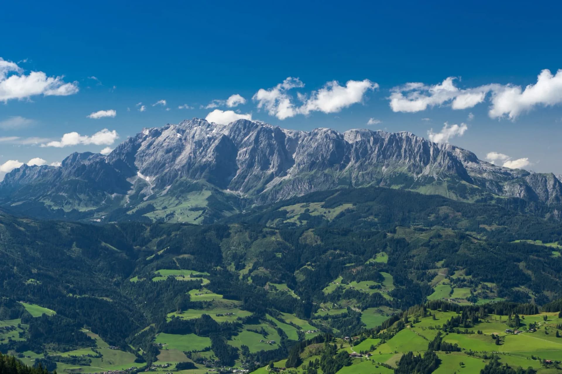 Panorama Hochkönig vom Sonntagskogel