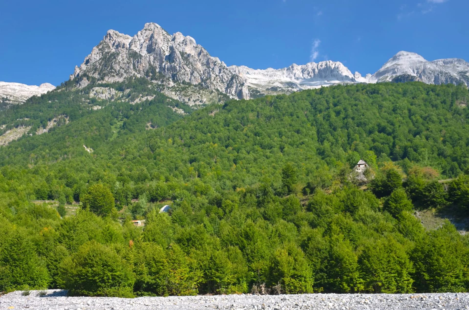 Valbona Valley In Albanian Alps