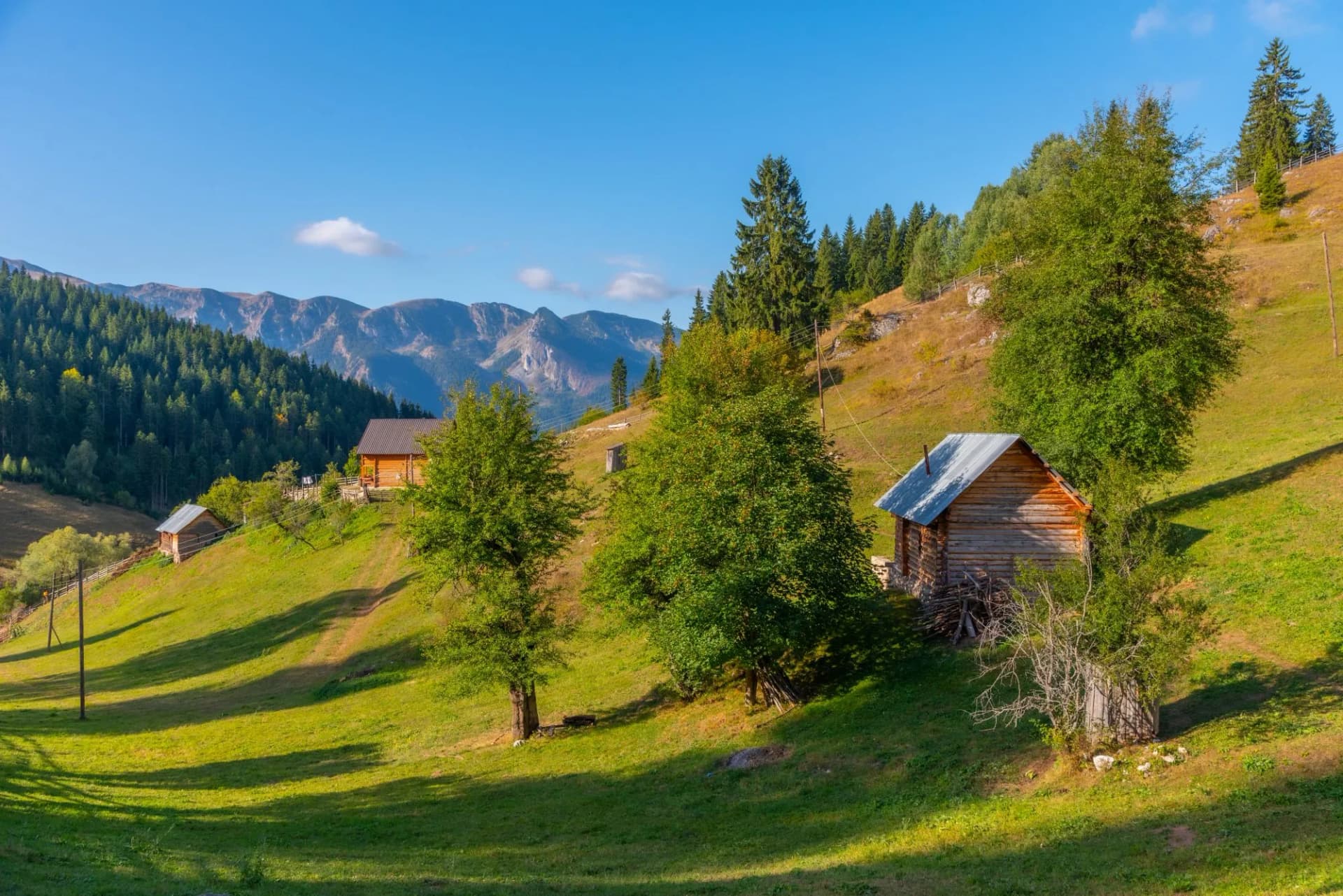Village situated at Rugova mountains in Kosovo