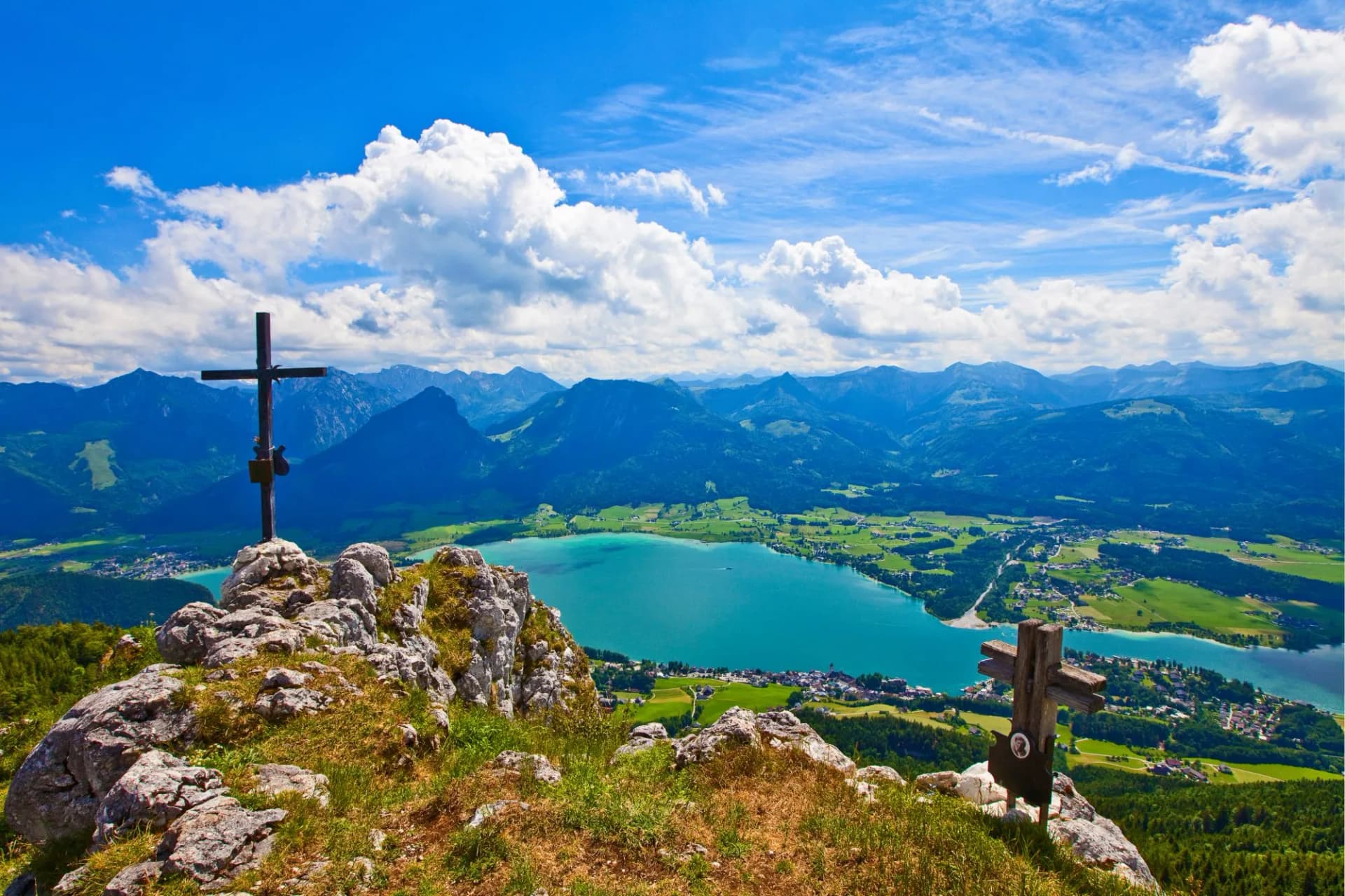 Der Wolfgangsee im schönen Salzkammergut