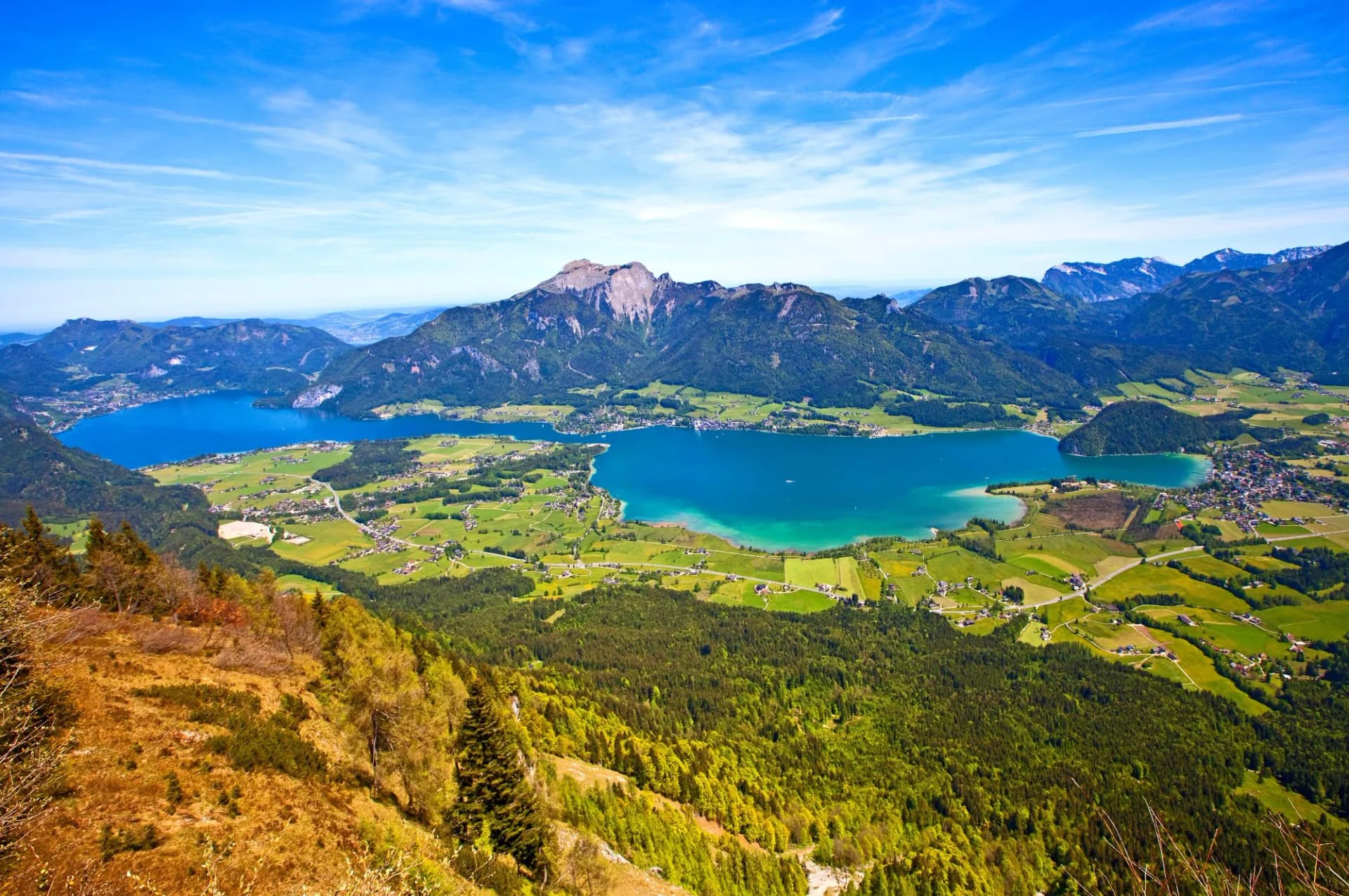 Der Wolfgangsee im schönen Salzkammergut