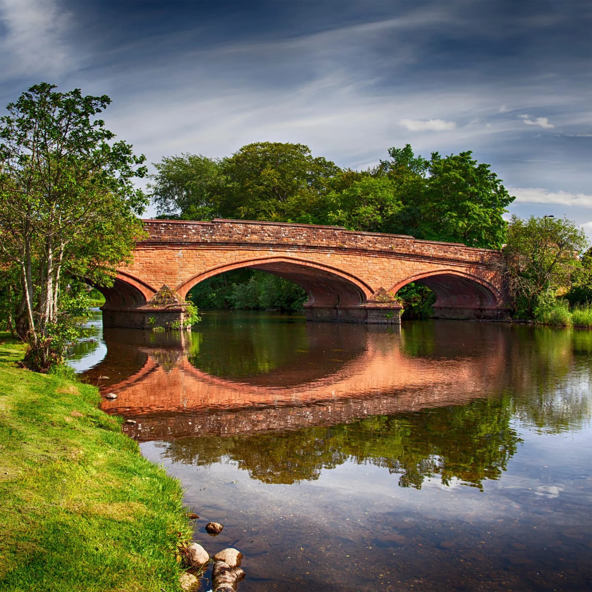 Callander red brick bridge