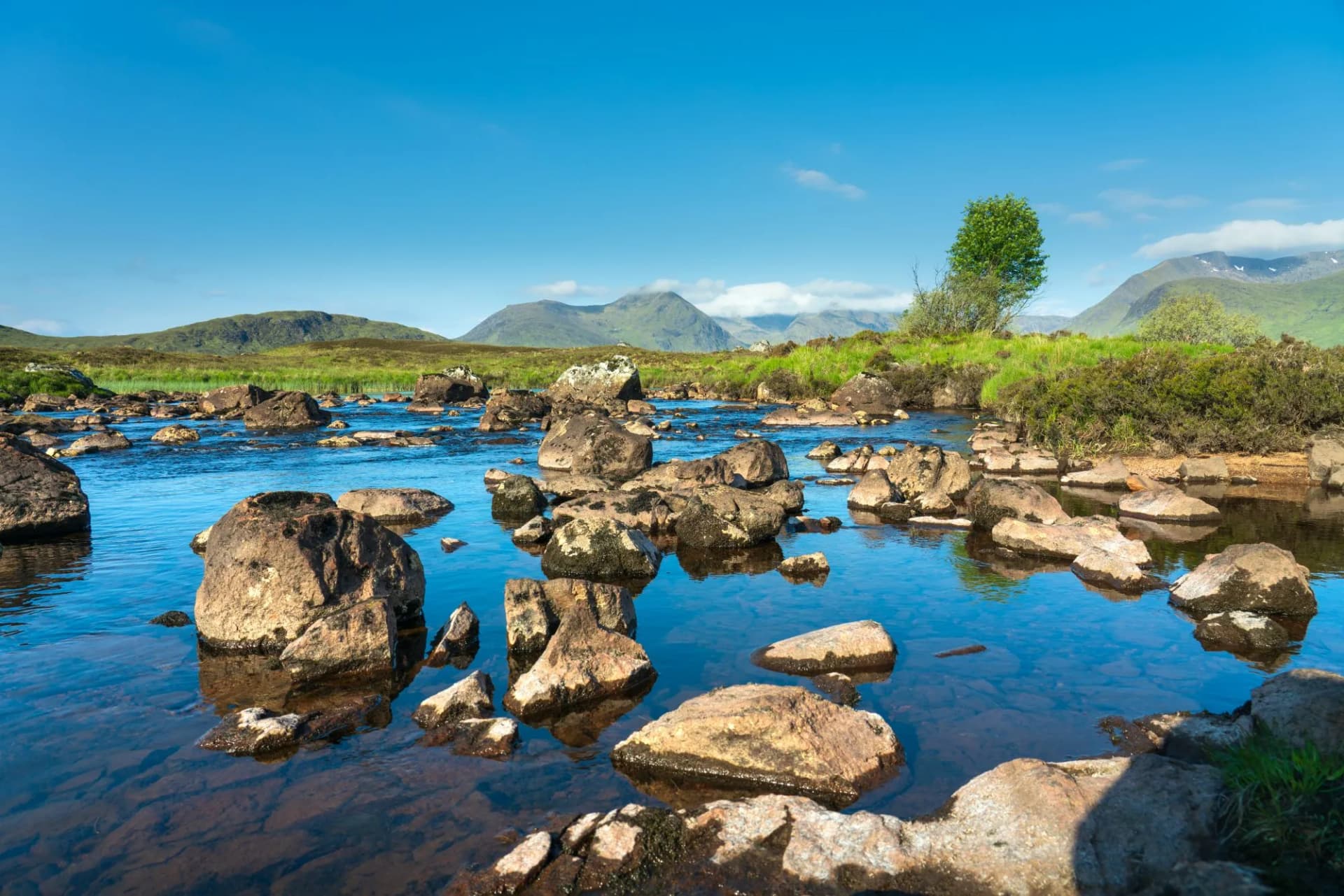 Rannoch Moor, Scotland creek