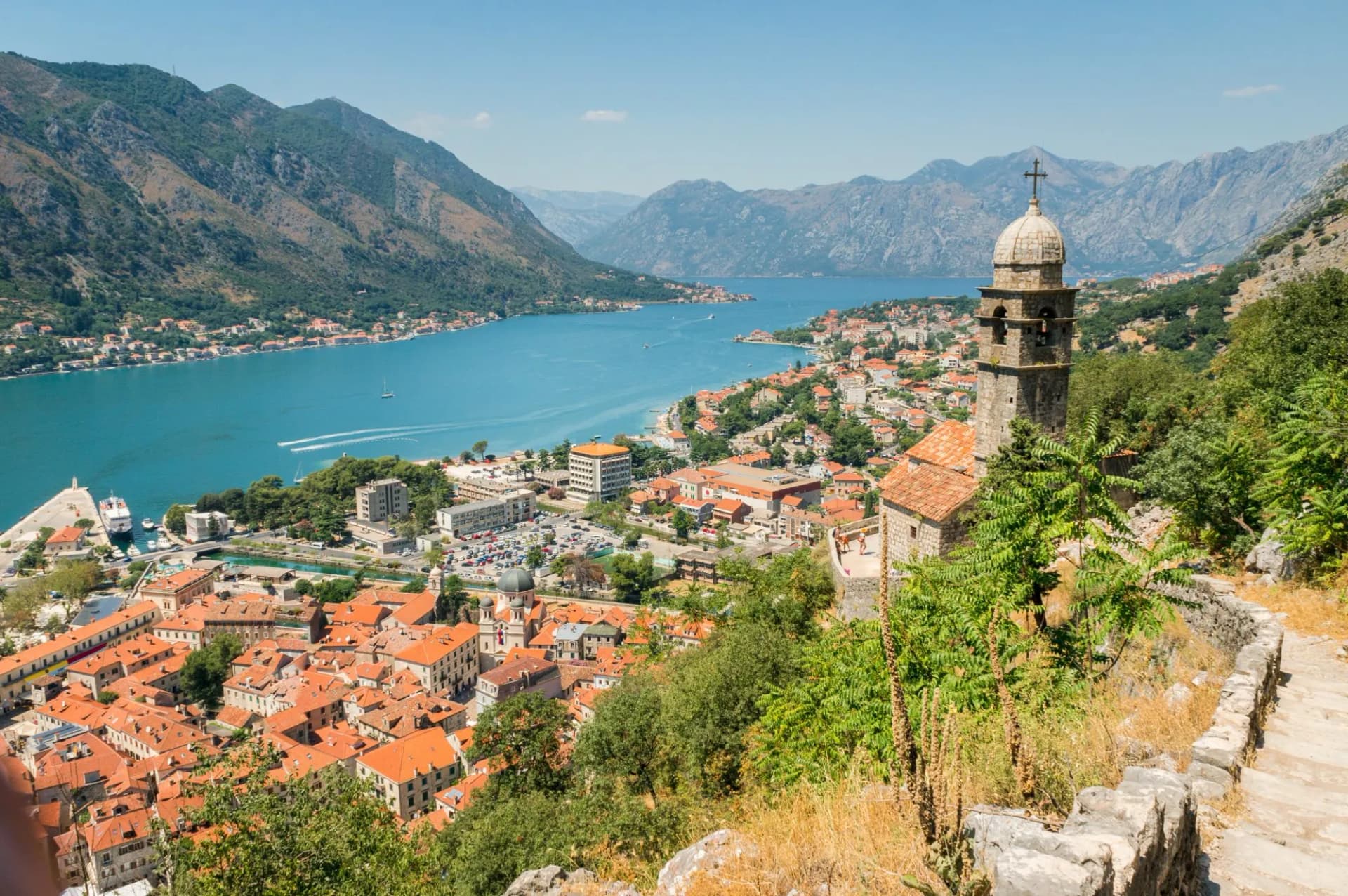 Kotor Bay and Old Town view, Montenegro