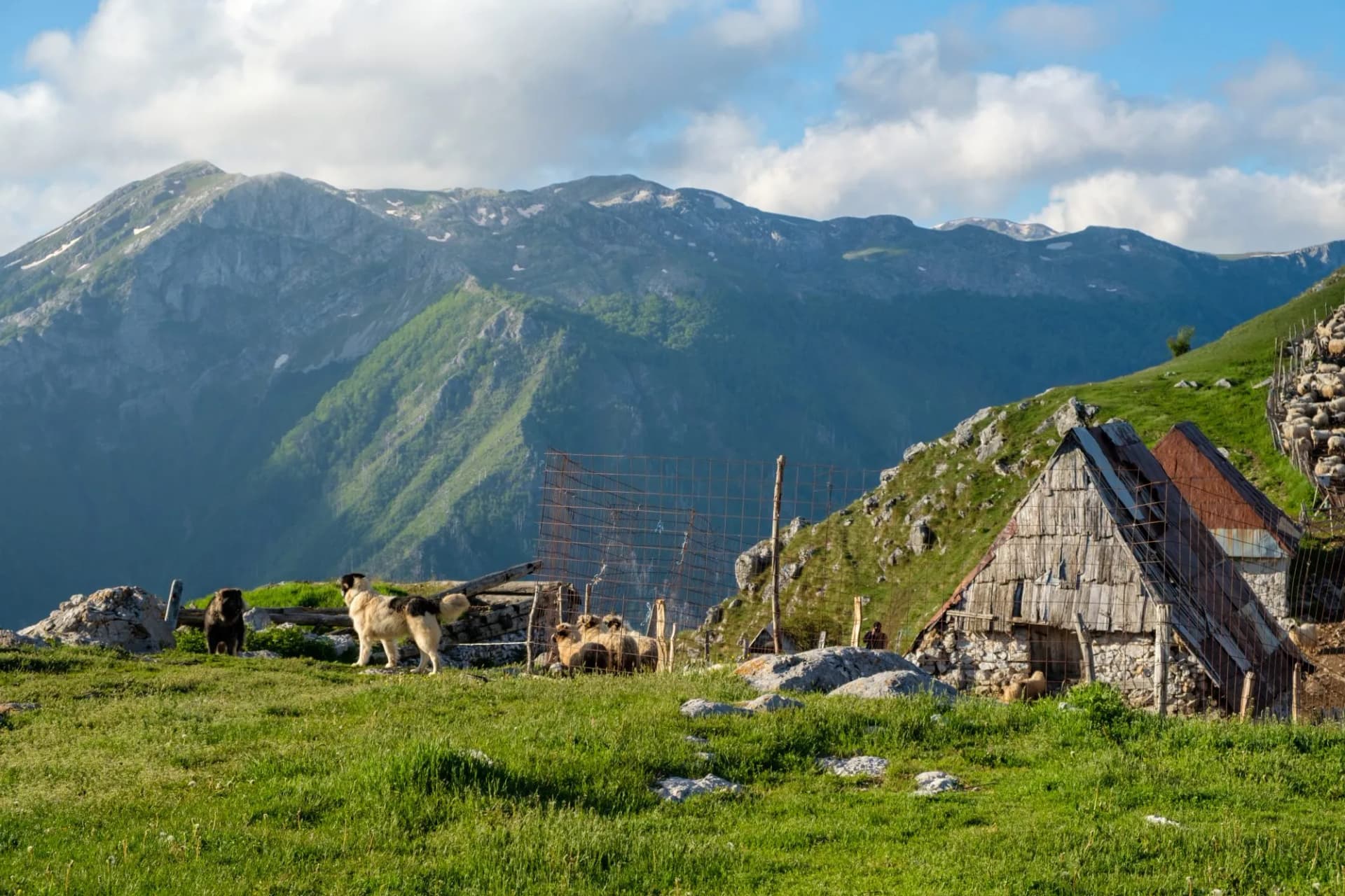 Lukomir, Bosnia and Herzegovina. A sunny, summer afternoon in the village of Lukomir on Bjelasnica Mountain