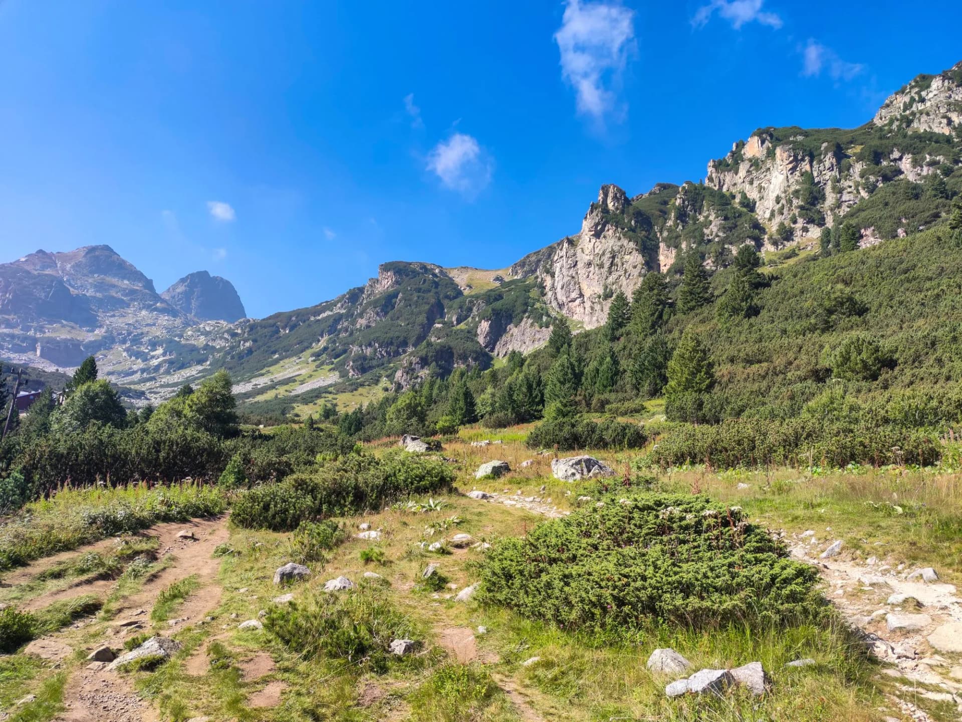 Landscape of Rila Mountain near Malyovitsa peak, Bulgaria