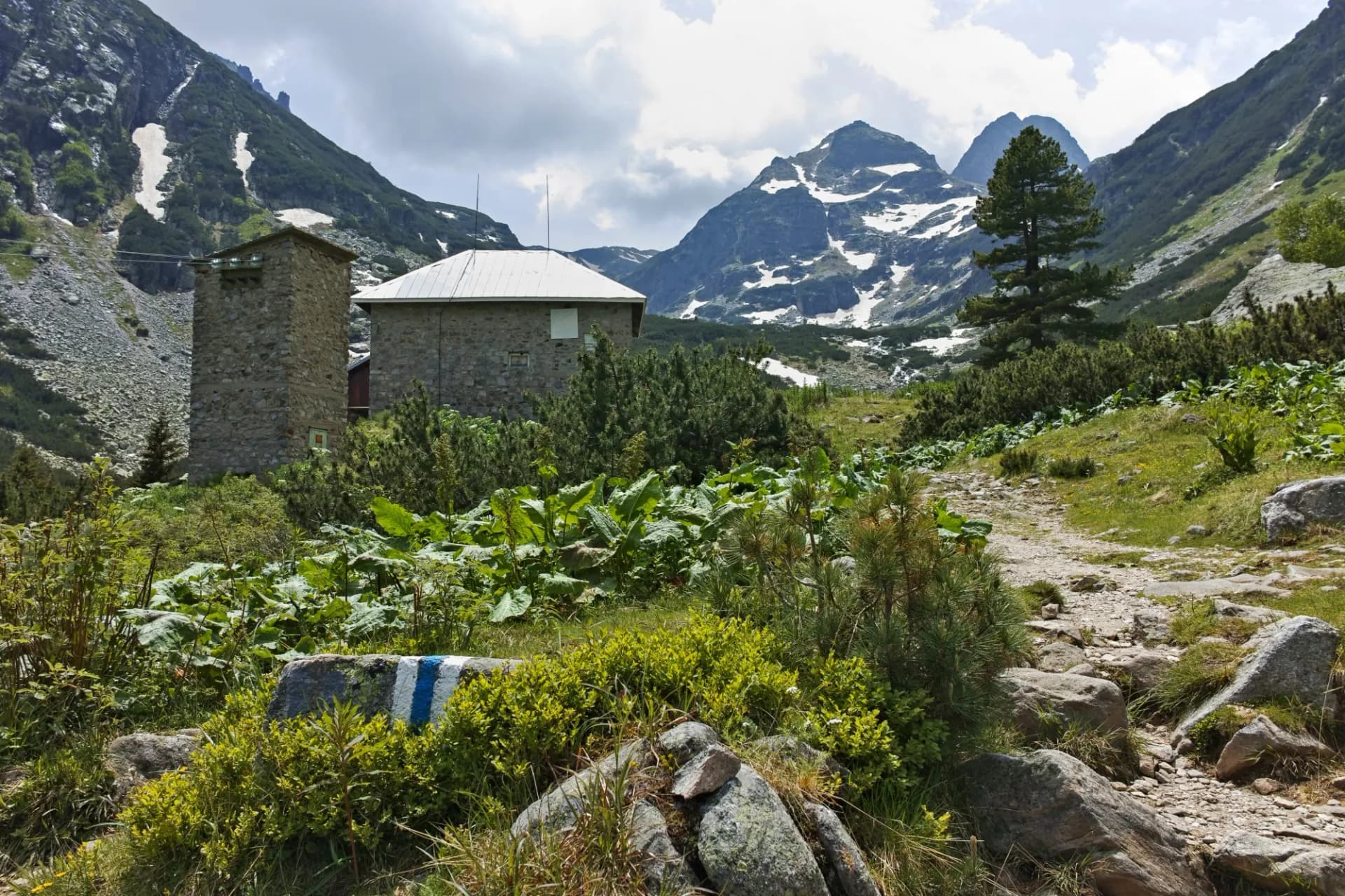 Landscape of Rila Mountain near Malyovitsa peak, Bulgaria