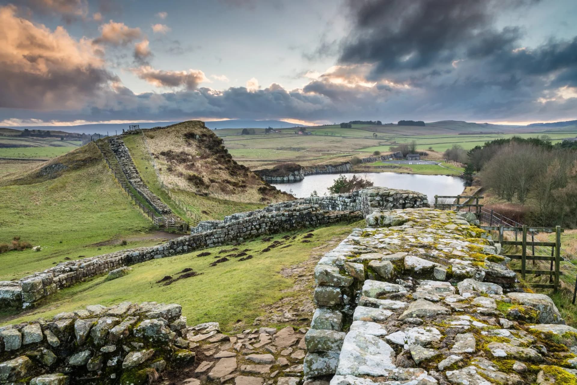 Milecastle 42 on Hadrian's Wall east of Cawfield Quarry