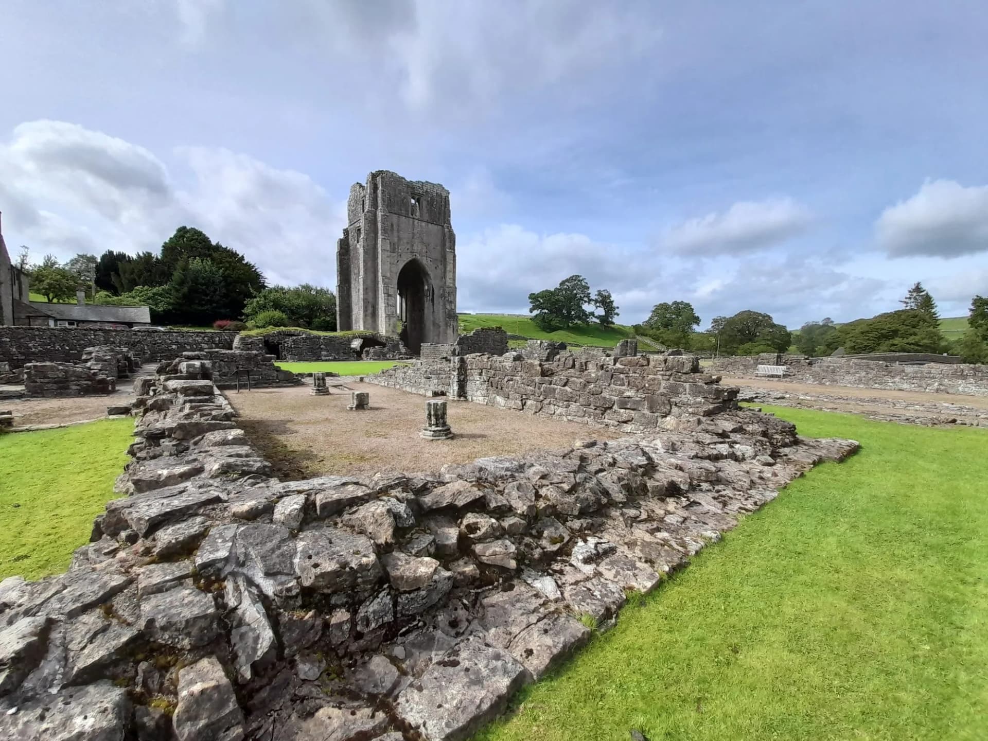 Shap Abbey in the Lake District, England, UK
