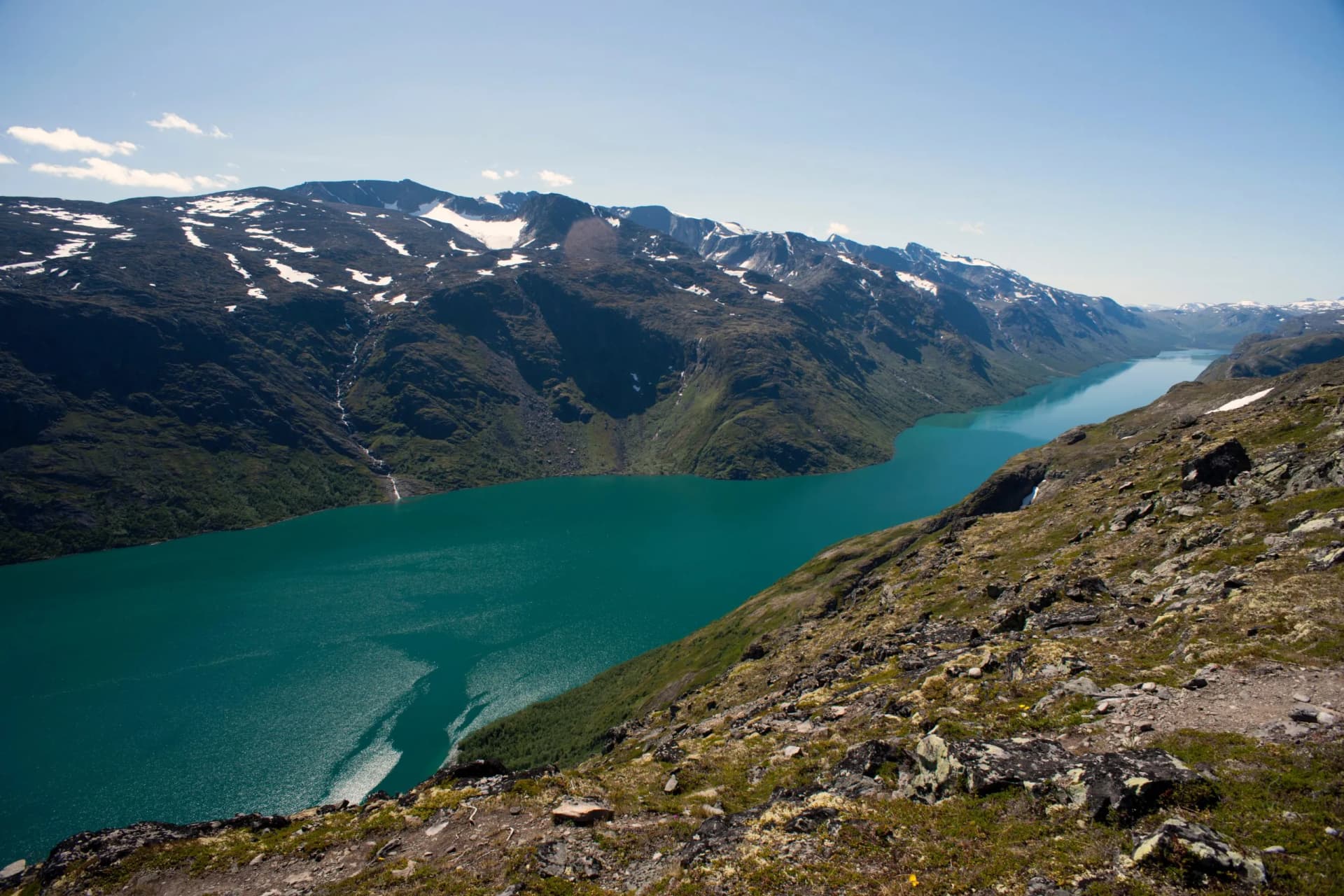 Besseggen Ridge in Jotunheimen National Park, Norway