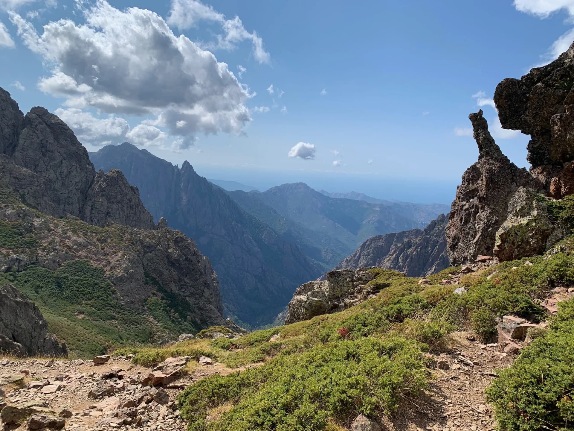 Montagnes corse GR20 Nord
