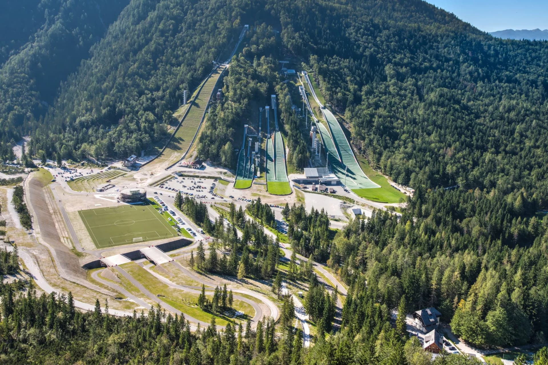 Planica ski jumping hills
