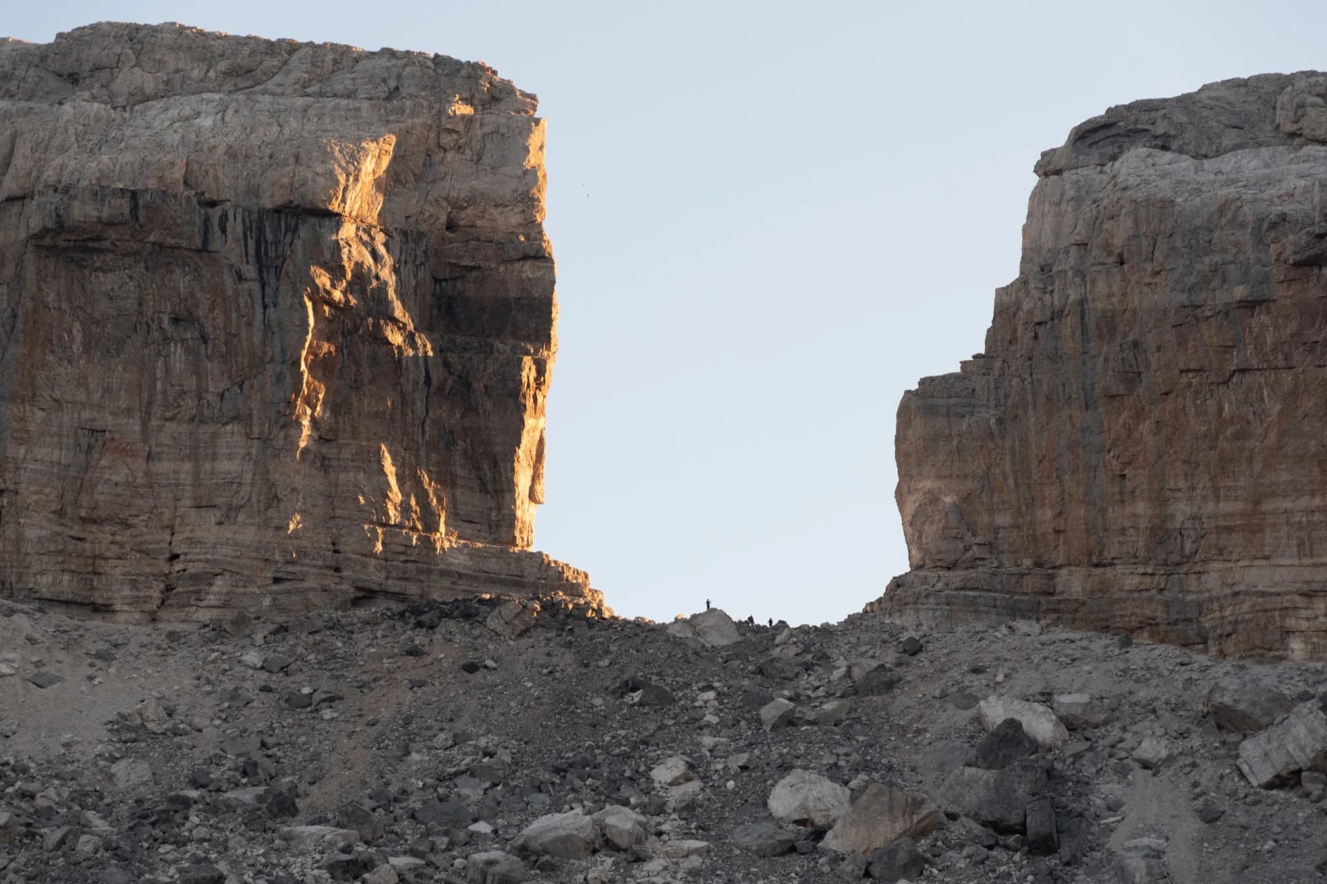 paisaje de la brecha de rolando